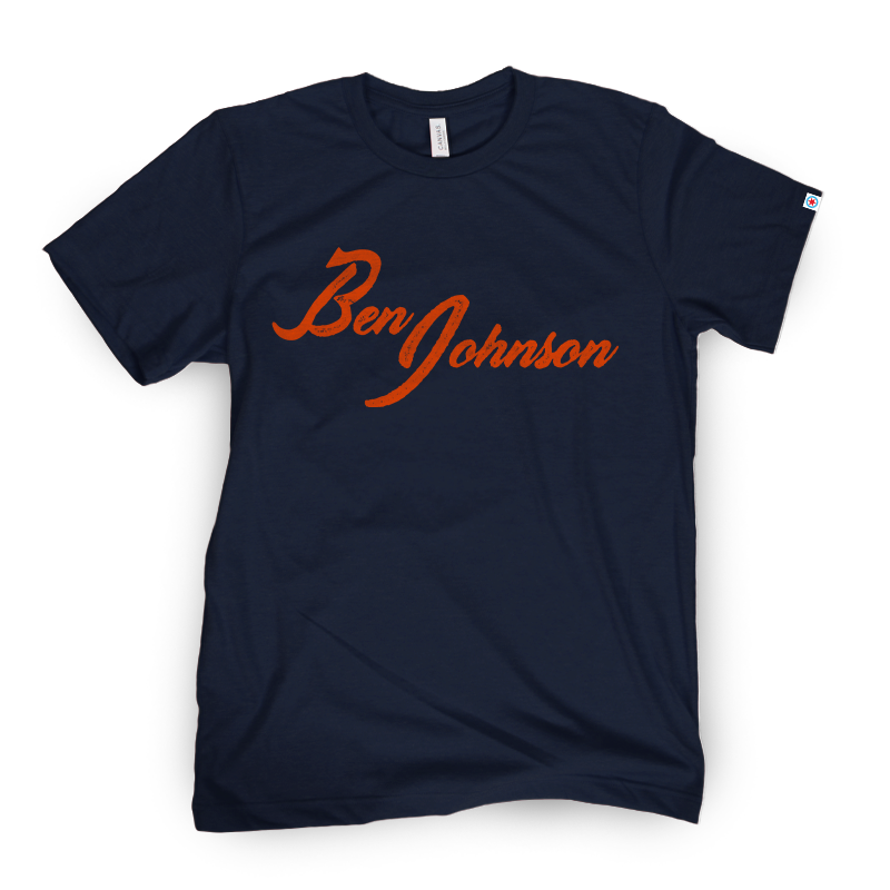 Ben Johnson Navy T-Shirt