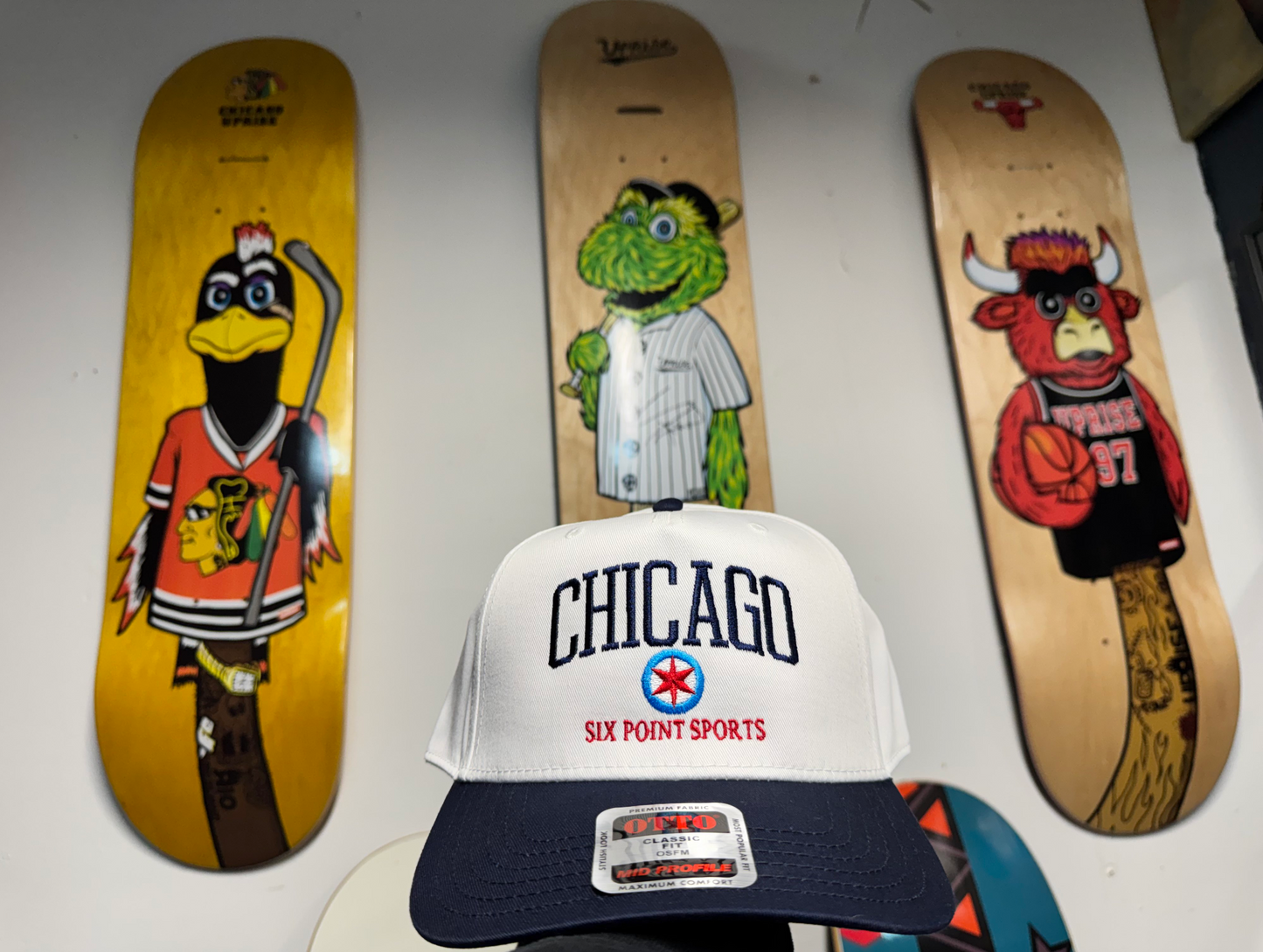 CHICAGO SPORTS FAN SNAPBACK HAT - SIX POINT SPORTS